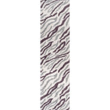 The Rugs Moodi Shaggy Grey Purple Mauvine Rug