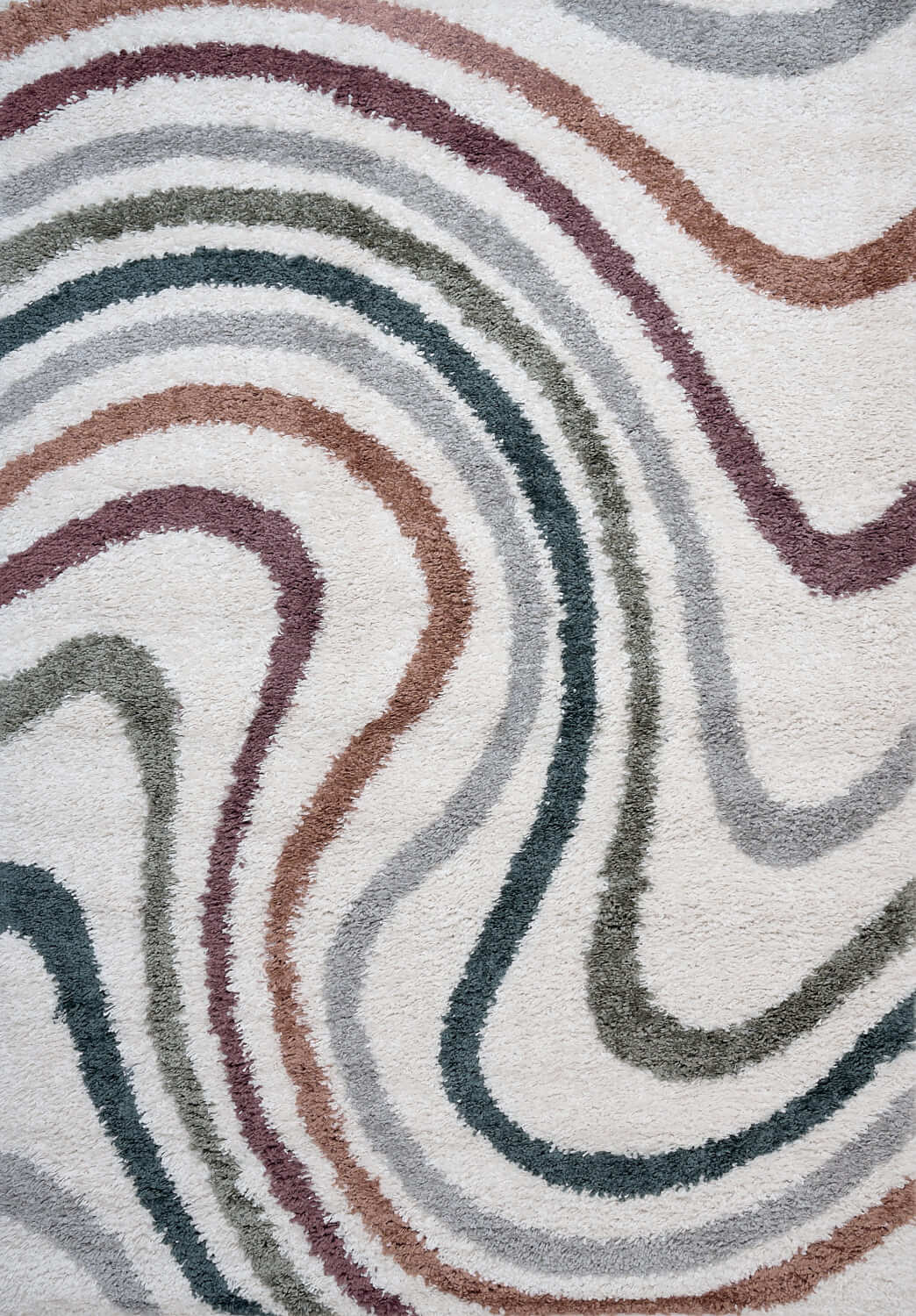 The Rugs Moodi Shaggy Multicolour Mirage Rug