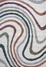 The Rugs Moodi Shaggy Multicolour Mirage Rug