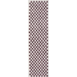 The Rugs Moodi Shaggy Purple Mosscheck Rug