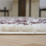The Rugs Moodi Shaggy Purple Mosscheck Rug