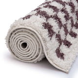 The Rugs Moodi Shaggy Purple Mosscheck Rug