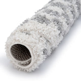 The Rugs Moodi Shaggy Grey Mulberry Rug