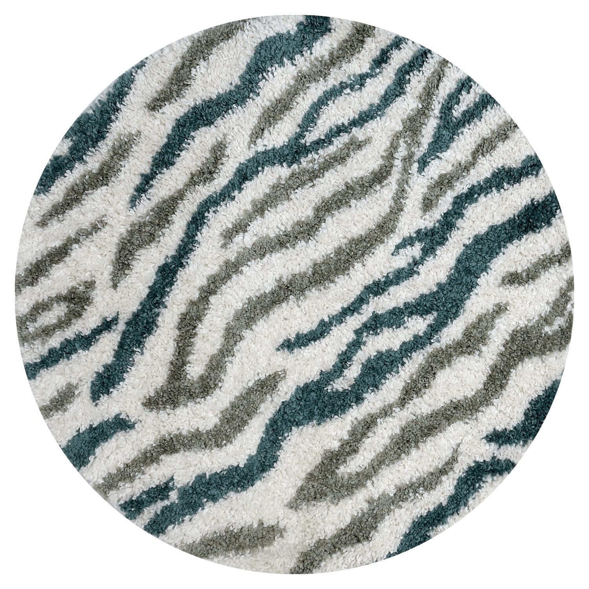 The Rugs Moodi Shaggy Green Nyra Rug