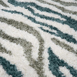 The Rugs Moodi Shaggy Green Nyra Rug