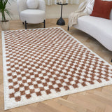 The Rugs Moodi Shaggy Terra Pixelate Rug