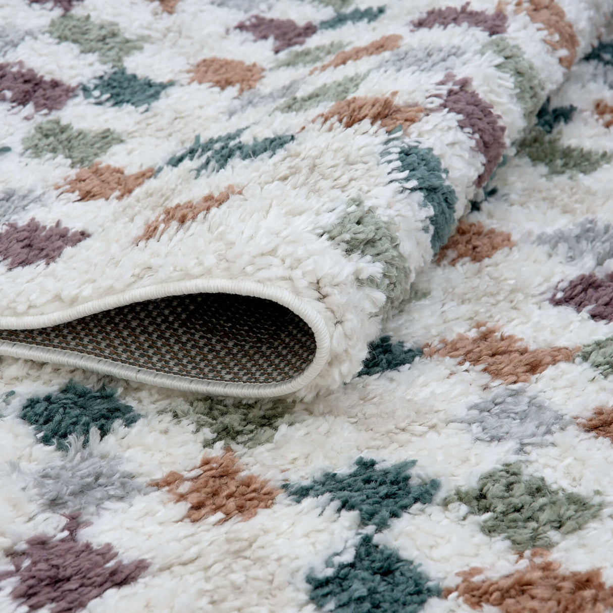 The Rugs Moodi Shaggy Multicolour Pulseway Rug