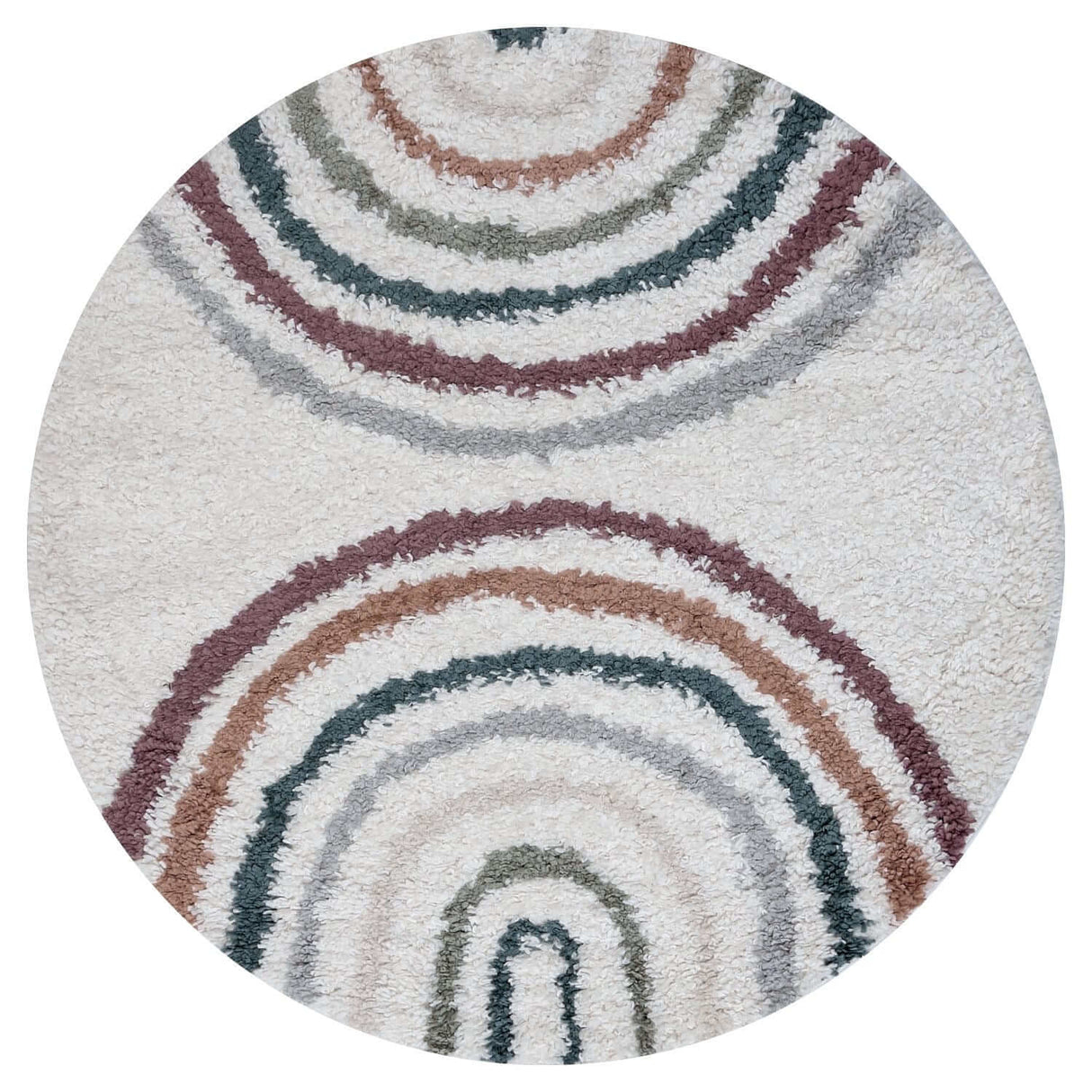 The Rugs Moodi Shaggy Multicolour Raincat Rug