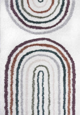 The Rugs Moodi Shaggy Multicolour Raincat Rug