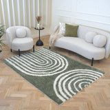The Rugs Moodi Shaggy Green Reverie Rug
