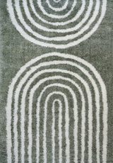 The Rugs Moodi Shaggy Green Reverie Rug