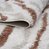 The Rugs Moodi Shaggy Cream Terra Savara Rug