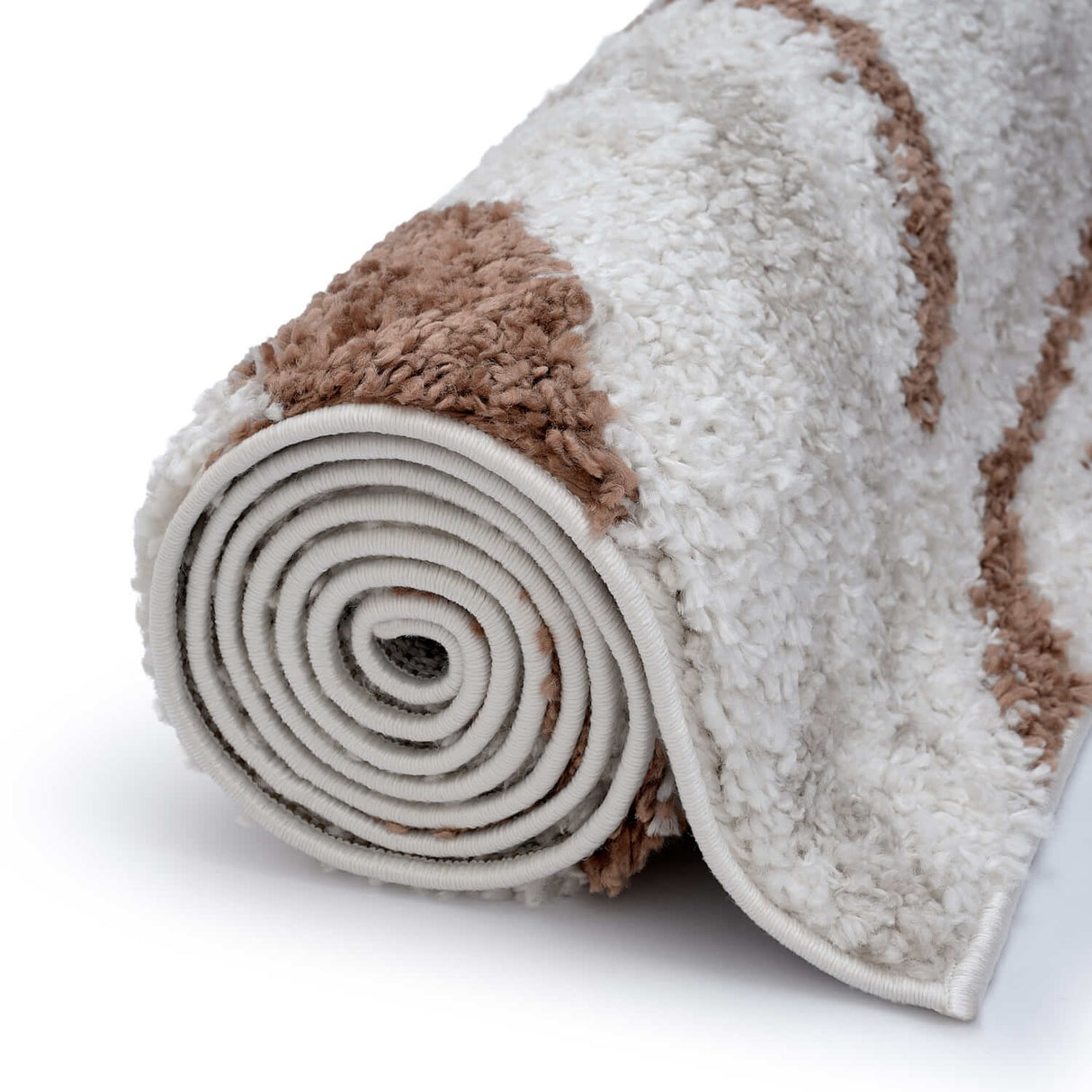 The Rugs Moodi Shaggy Cream Terra Savara Rug