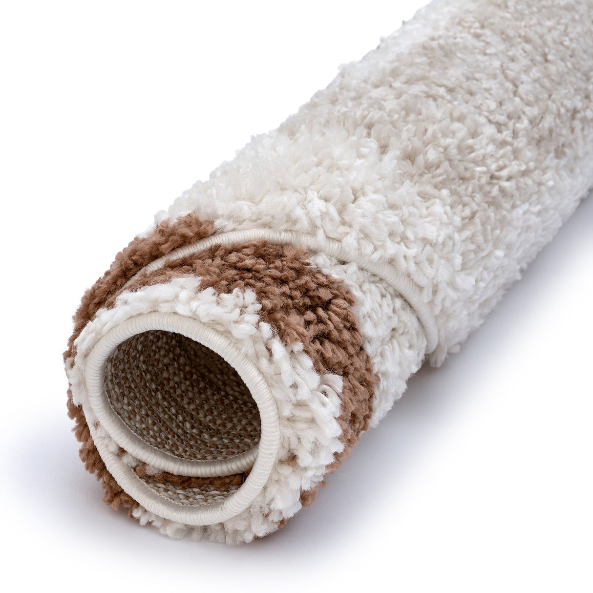 The Rugs Moodi Shaggy Cream Terra Slatefern Rug