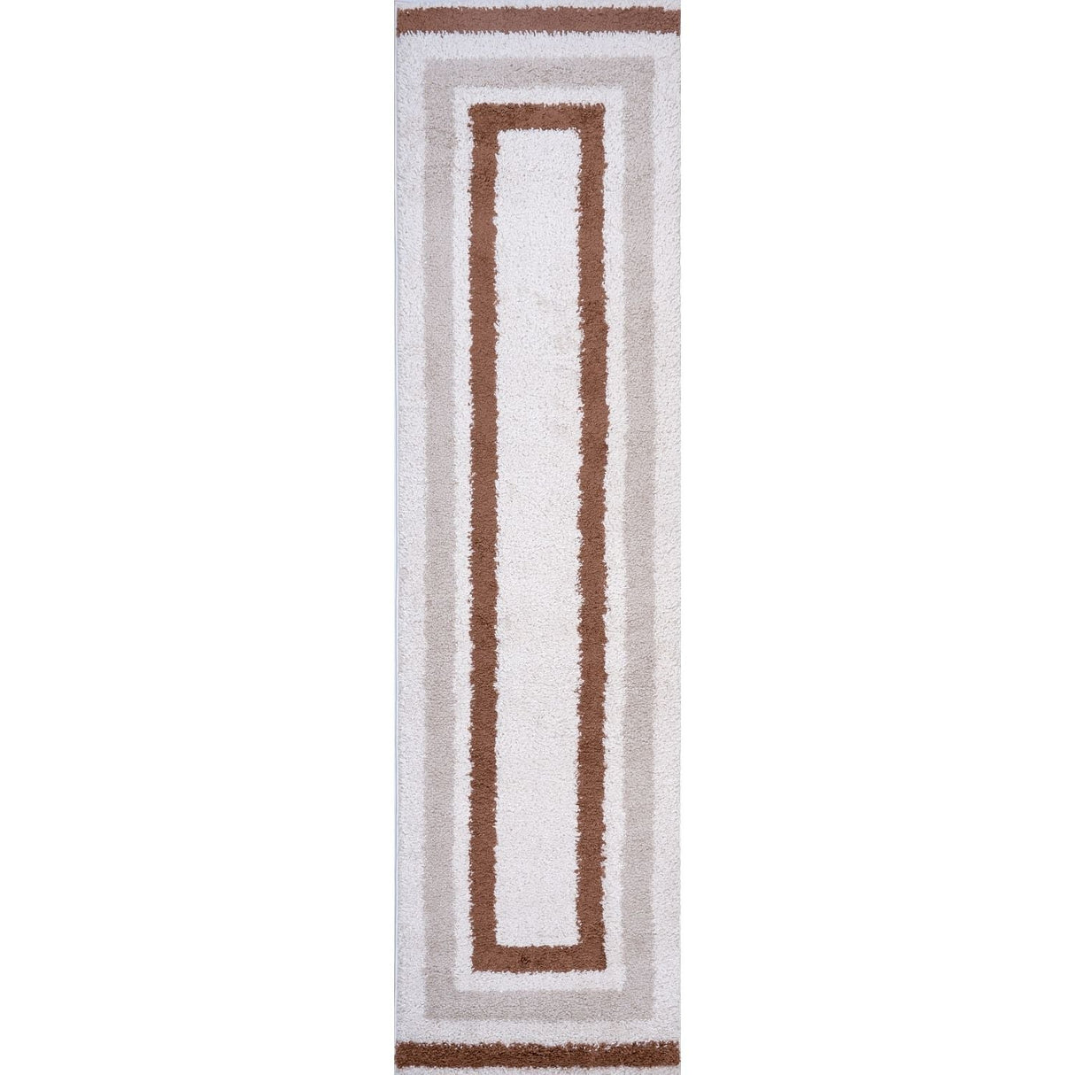 The Rugs Moodi Shaggy Cream Terra Slatefern Rug