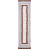 The Rugs Moodi Shaggy Cream Terra Slatefern Rug