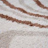 The Rugs Moodi Shaggy Cream Terra Sunhaze Rug