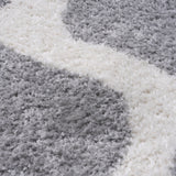 The Rugs Moodi Shaggy Grey Tarn Rug