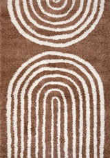 The Rugs Moodi Shaggy Terra Tawny Rug