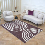 The Rugs Moodi Shaggy Purple Velvetine Rug