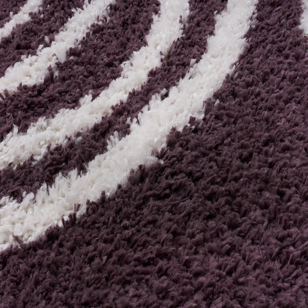 The Rugs Moodi Shaggy Purple Velvetine Rug