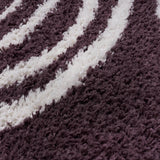 The Rugs Moodi Shaggy Purple Velvetine Rug
