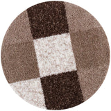 Myshaggy Geometric Brown Rug
