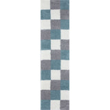 Myshaggy Geometric Duck Egg Blue Rug | The Rugs