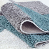 Myshaggy Geometric Duck Egg Blue Rug | The Rugs