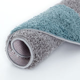 Myshaggy Geometric Duck Egg Blue Rug | The Rugs