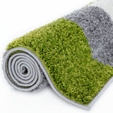 Myshaggy Geometric Green Rug
