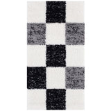 Myshaggy Geometric Grey Rug by The Rugs