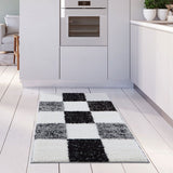 Myshaggy Geometric Grey Rug by The Rugs
