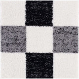 Myshaggy Geometric Grey Rug by The Rugs