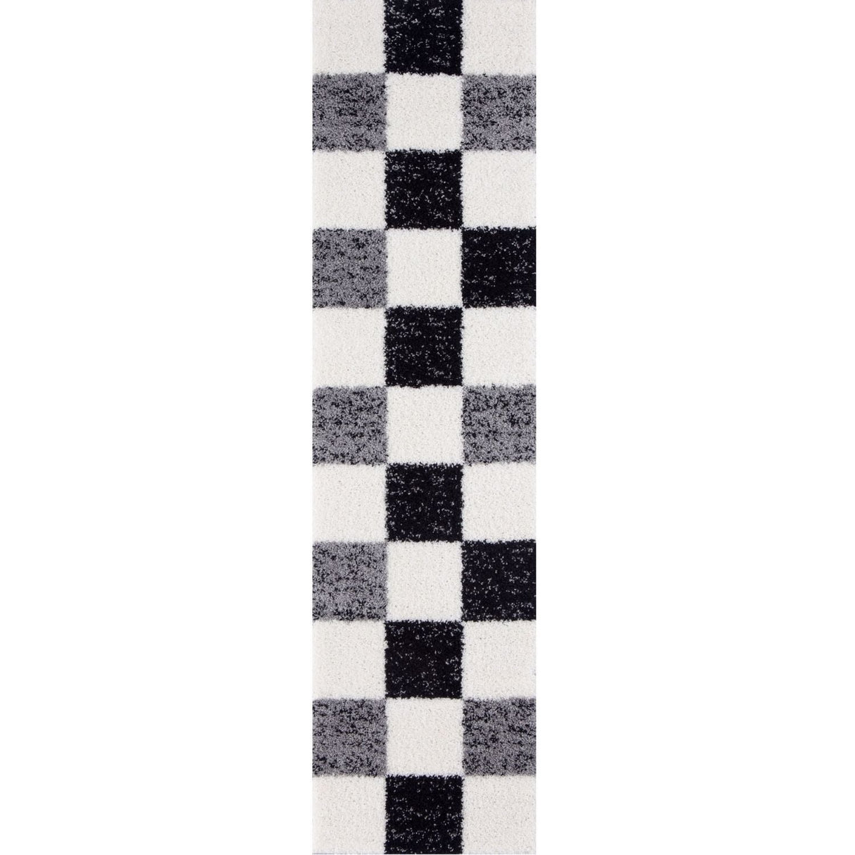 Myshaggy Geometric Grey Rug by The Rugs