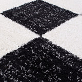 Myshaggy Geometric Grey Rug by The Rugs
