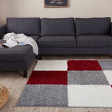 The Rugs Myshaggy Geometric Red Rug - 100%  polypropylene