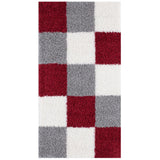 The Rugs Myshaggy Geometric Red Rug - 100%  polypropylene
