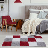 The Rugs Myshaggy Geometric Red Rug - 100%  polypropylene