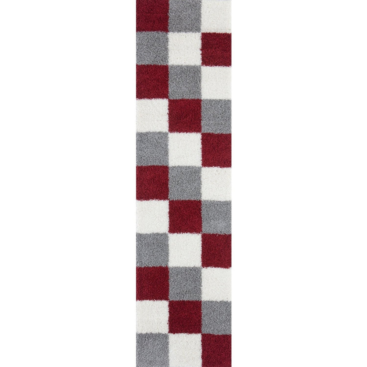 The Rugs Myshaggy Geometric Red Rug - 100%  polypropylene