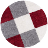 The Rugs Myshaggy Geometric Red Rug - 100%  polypropylene