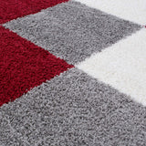The Rugs Myshaggy Geometric Red Rug - 100%  polypropylene
