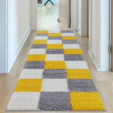 Myshaggy Geometric Yellow Rug by The Rugs