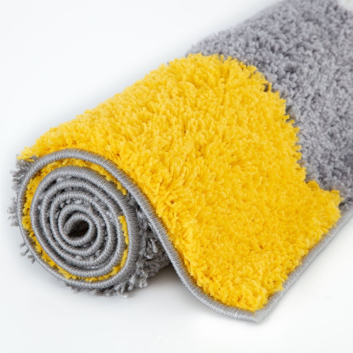 Myshaggy Geometric Yellow Rug by The Rugs