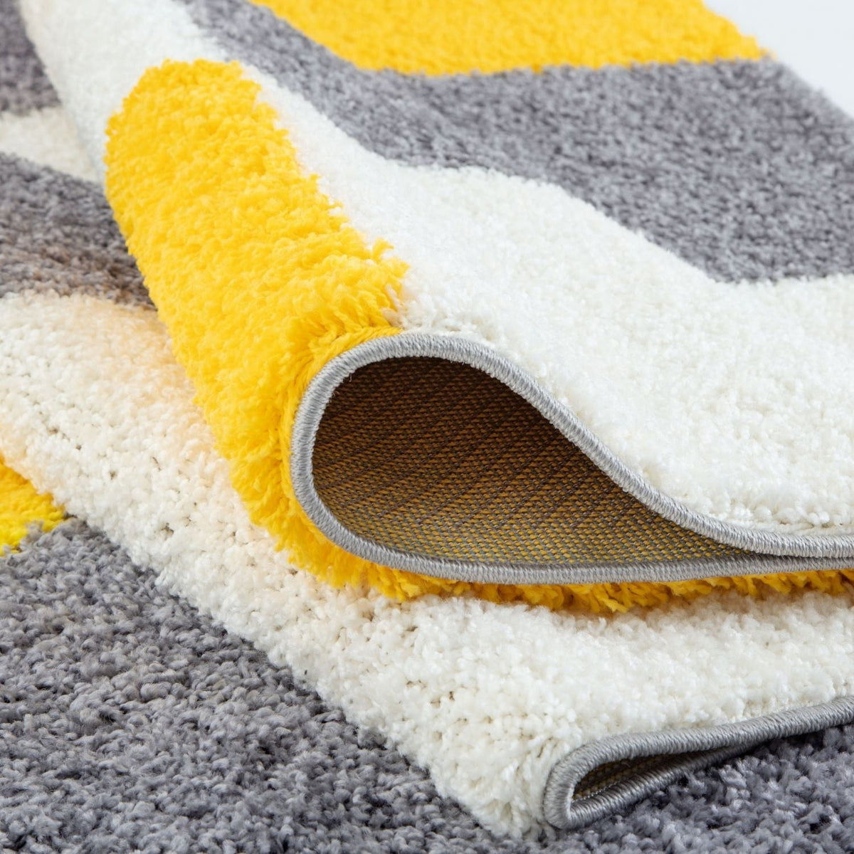Myshaggy Geometric Yellow Rug by The Rugs