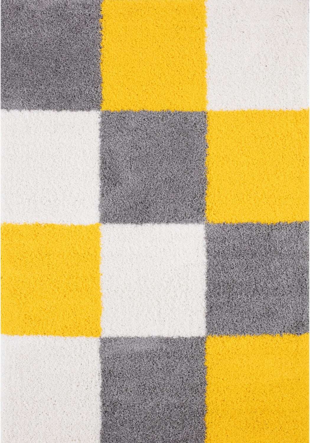 Myshaggy Geometric Yellow Rug by The Rugs