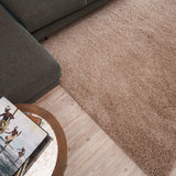 The Rugs Myshaggy Solid Beige Rug