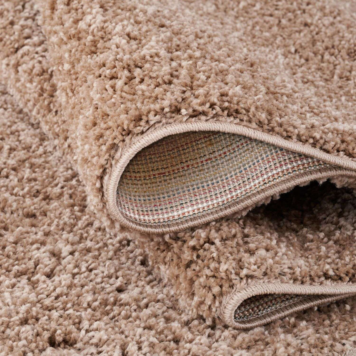 The Rugs Myshaggy Solid Beige Rug