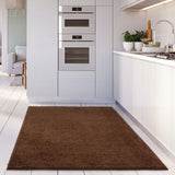The Rugs Myshaggy Solid Brown Rug