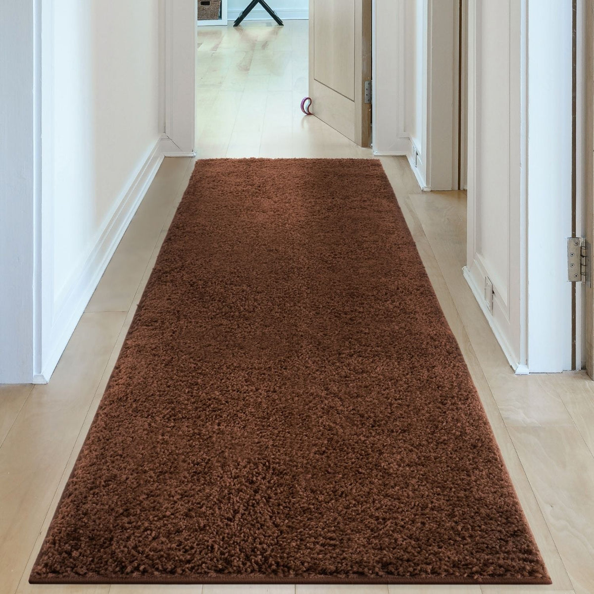 The Rugs Myshaggy Solid Brown Rug